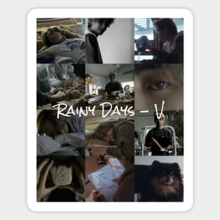 Rainy Days by V Taehyung of BTS Sticker
